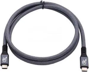 FOR USB-IF Certification 240W USB4 Cable 40Gbps Compatible with TB 3&4 with 100W Charging and 8K 60Hz 5K FOR USB-IF Certification 240W USB4 Cable 40Gbps Compatible with TB 3&4 with 100W Charging and 8K 60Hz 5K