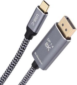 FOR For Laptop Monitor 1.8m to USB 3.1 Type C USB-C Displays Reversible HDTV 1.4 DP Source Male 4K HDTV Cable