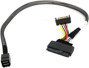 FOR U.2 U2 SFF-8639 NVME PCIE SSD Cable for SSD Mainboard 750 p3600 p3700 M.2 SFF-8643 Mini SAS HD