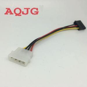 FOR 1pcs Serial ATA SATA 4 Pin IDE Molex to 15 Pin HDD Power Adapter Cable Hard Drive Adapter Male to Female Cable