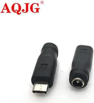 FOR 5.5*2.1mm 5.5 x 2.1 mm Female to Type-C USB 3.1 Male Plug 90 180 s DC Power Connector Adapter DC to Type c male