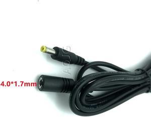 FOR 1pcs Power supply DC 4.0mm x 1.7mm Female to 4.0mm x 1.7mm Male Plug Cable adapter extension cord 2M 1.5M Power extension cord