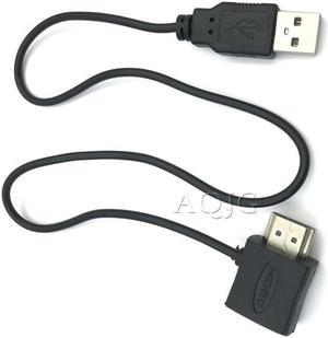 FOR USB 2.0 HDMI Male To Female Adapter Extender Power Supply Connector Cable for 1080P HDTV Male Cable 50cm