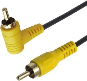 FOR 90 RCA Cable Right RCA Cable Male to Male Vidio Audio Cable for Home Theater DVD