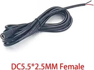 FOR DC Power Cables 18AWG DC5.5*2.5MM 2.1MM Male Female For ing Power cord All Copper Single plug Customizable