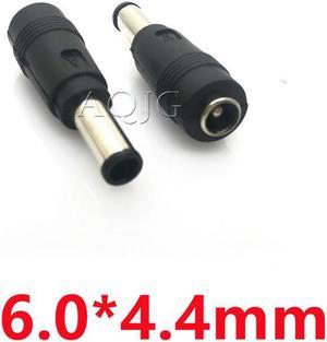 FOR 2PCS/LOT 5.5 x 2.1 mm female to 6.0 6.5 x 4.4 mm male AC DC Power Connector Adapter Laptop