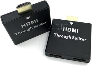 FOR HD-MI Compatible Splitter One Input To Two Output Adapter Cable For TV Camera HD-MI Converter Multimedia Devices