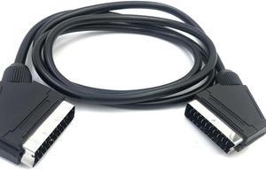 FOR cable EU Scart cable for TV DVD STB 21-pin Scart male to male 1.5m