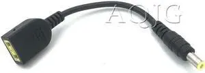 FOR 1x For X1 DC Power 5.5mm x 2.5mm Male to Square Female Converter Adapter Cable 15cm