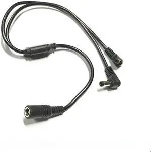 FOR 90 s 12V ing LED Light bar Elbow DC5.5*2.1MM DC power cable Splitter Voltage Wires 40cm For Surveillance camera