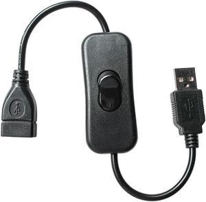 FOR USB extension cord with switch driving recorder power cord male to female usb wire two- lamp small fan universal