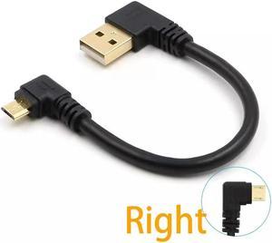 FOR Double elbow Micro usb Adapter Phone Data Cable Charging cable Car Dash Recorder short line power cable Tablet computer