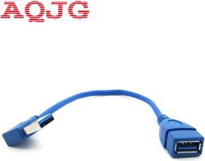 FOR Usb3.0 Male to female connector 90 Right Left UP down 30cm Transmission Cable Extension Convertor M/F