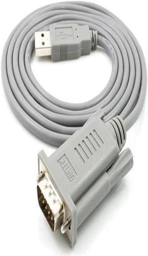 FOR USB 2.0 to Serial 9pin DB9 com rs232 Adapter Cable win7 win8 32&64 bit Y-1050