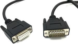 FOR Industrial-grade DB15 cable Male to male to female to female 15-pin data cable 2 rows of 15-pin serial port parallel port cable