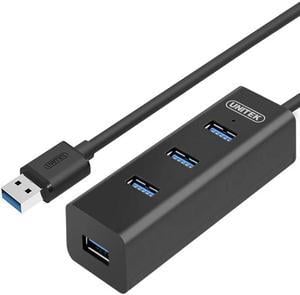 FOR Y-3075 USB3.0 splitter high-speed expansion delayed four USB3.0 hub with power supply port hub