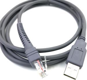 FOR USB to RJ48 RJ50 Scanner data cable for LS2208 LS1203 LS2208/AP LS4008I LS7808 DS3400 for 2m