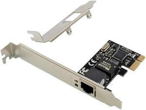 FOR PCIE 1X RJ45 Adapter 8111C Chipset PCIe X1 Single Port Gigabit Ethernet 1000M NIC