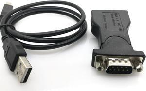 FOR USB to RS232 Serial Port Adapter Connector 9-Pin DB9 Serial COM Port Adapter Converter Cable