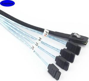 FOR MINI SAS SFF-8087 to 4-port SATA high-speed con tion cable For Server