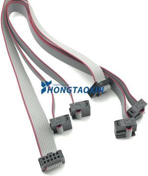 FOR 2.54mm pitch FC-6/8/10/14/16/20/24/40/50/64 PIN JTAG ISP DOWNLOAD CABLE Gray Flat Ribbon Data Cable FOR DC3 IDC BOX HEADER