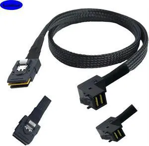 FOR MINI SAS SFF-8643 90 degree to SAS SFF-8087 server con tion Cable