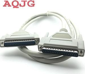 FOR DB37 37Pin Male to male M/M Serial Port Extend DATA Cable Cord Printer Cable 2.8M DB37 Malle to Female