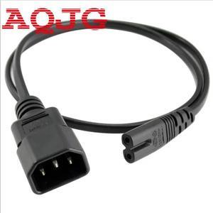 FOR Standard Molded IEC 320 C14 Socket to IEC C7 Plug AC Power Adapter Cable 30cm