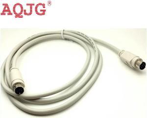 FOR MD8 Mini Din 8 Mini din 8 pin Male-Male 1.5M cable Beige