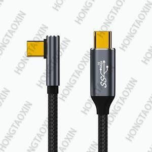 FOR PD 100W Power USB C to USB C Cable 10Gbps SuperSpeed Transfer HD 4K @60Hz Video Braided with E-mark Chip for Hd gen2