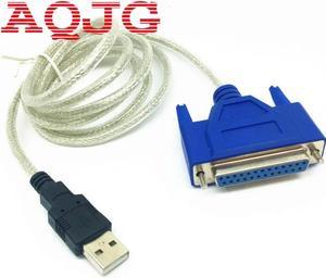 FOR USB2.0 to DB25 female Parallel Printer LPT Cable Adapter C340 chipest