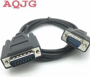 FOR DB9 9PIN TO DB15 15PIN db9 Male to db15 male cable 1.5 m