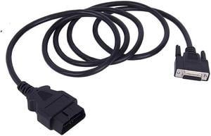 FOR Universal OBD2 16Pin Male to 26Pin Female 150cm OBDII Adapter Car Connector Extension Cable Diagnostic Tool