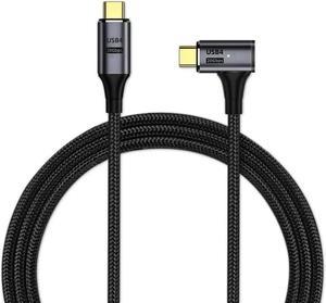 FOR Typec Data Cable 5a Fast Pd100w Double C Cable Usb Elbow 8k@60hz Screen Projection Data Cable