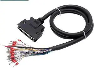 FOR DV0P4 A6A4A5 Driver X4 Connector I/O Signal Cable 50 50PIN PLC Control Line For Servo 0.5M 1M 1.5M 2M 5M