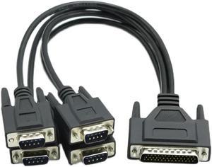 FOR DB44 pin to DB9 pin cable 4 Port DB9 RS-422 serial adapter cables for PCI card to 4 x RS422/485 cards