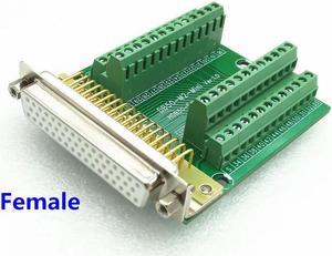 FOR Terminal board DB50-M2-Mini Conversion Terminal Conversion board HDR50 Female Terminal board 50PIN