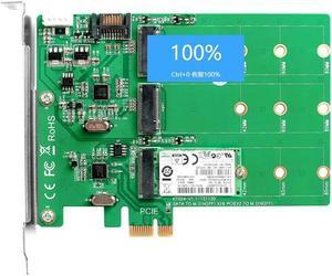 FOR PCI Express to 3 port NGFF M.2 Key-B slot adapter card sata ssd