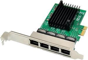 FOR PCIe to Quad port RJ45 Gigabit Ethernet NIC PCI-E to 4 port RJ45 Gigabit 1000M Ethernet RTL8111F