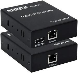 FOR 150M HDMI IP Via RJ45 Ethernet Network Cat5e Cat 6 7 Cable Via Switch 1 To Multi for Laptop TV