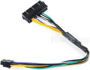 FOR 24PIN to 8 Pin ATX PSU Power Supply CableFor H61/H81/Q77/Q87/B75/A75/Q75/Q65 MT Connector Adapter Cable