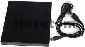 FOR 12.7mm USB 2.0 SATA To SATA External Optical Drive Case DVD/CD-ROM External Enclosure For Laptop Desktop