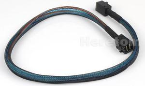 FOR Mini SAS HD SFF-8643 to SFF-8643 Data Cable Internal Connector Adapter SAS Cable for Computer Server Hard Disk 50CM/100CM