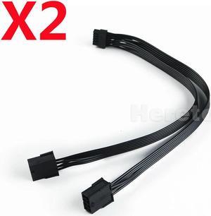 FOR 2PCS Dual PCIE 8Pin Female to Mini 12Pin Male GPU Power Adapter Cable for RTX3070/3080/3090 GPU Graphic