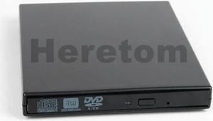 FOR USB 2.0 9.5mm SATA to SATA External DVD-RW DVD-ROM Optical Drive Case Enclosure