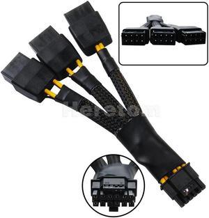 FOR 3x8-pin Female to 16Pin Power Supply Cable PCIE5.0 12V WR For RTX4090 4080 Video Card Graphics Card Connector Straight