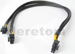 FOR 10pin to 6+6pin GPU Video Card Power Adapter Cable 50CM For DL380 G9 and GPU Video Card