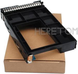 FOR 2.5 SSD TO 3.5 Converter Adapter 3.5 SAS/SATA Hard Drive Tray Bracket For GEN8/G9 651314-001+661914-001