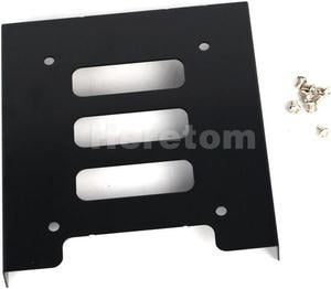 FOR of 10 2.5 to 3.5 inch Adapter Bracket SSD HDD Hard Drive Mounting Tray Bay--Black