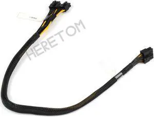 FOR 10pin to 6+8pin Power Adapter Cable For ML350 G8 Gen8 GPU PCI Express 50cm and GPU Video Card